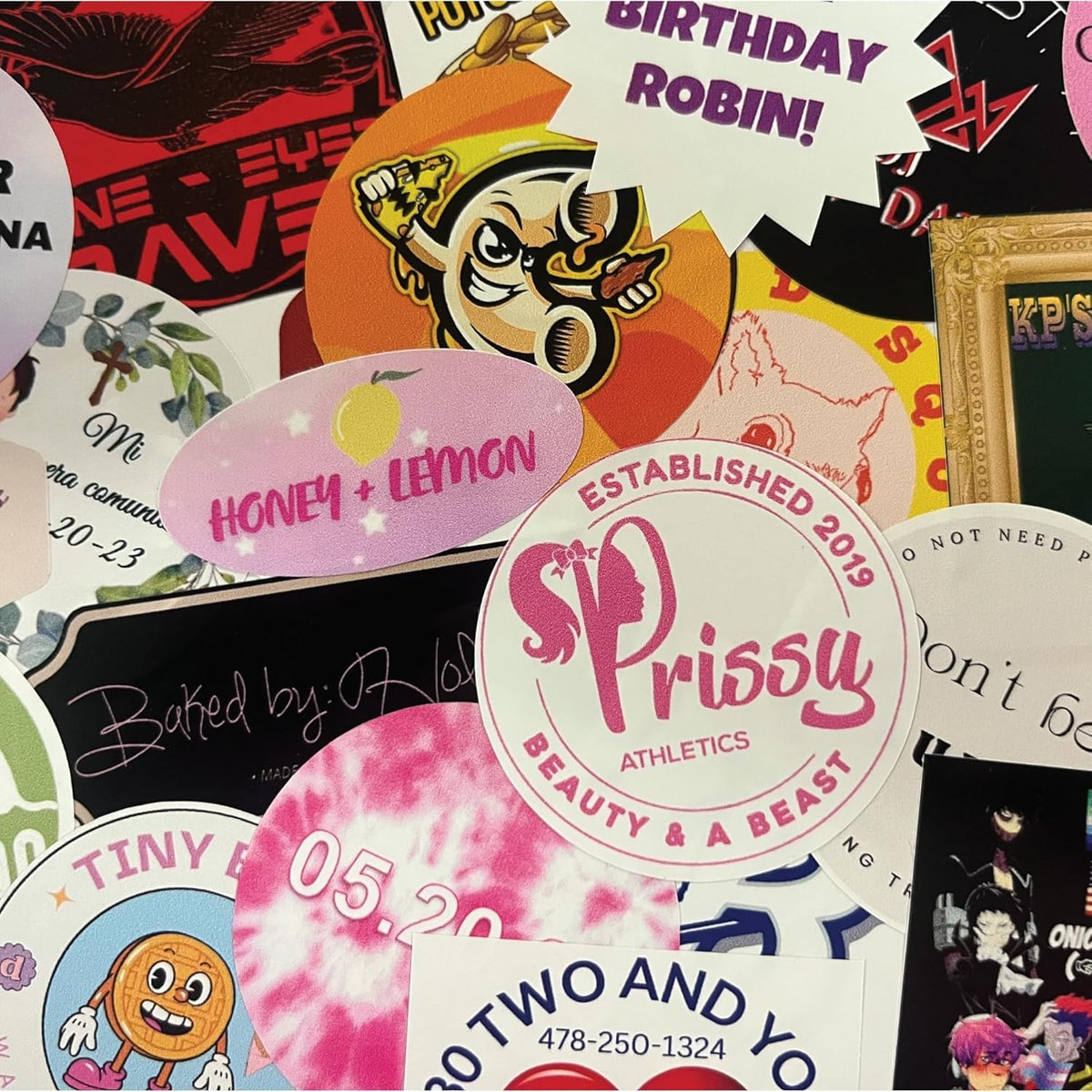 Bulk 1000 Custom Premium Vinyl Stickers