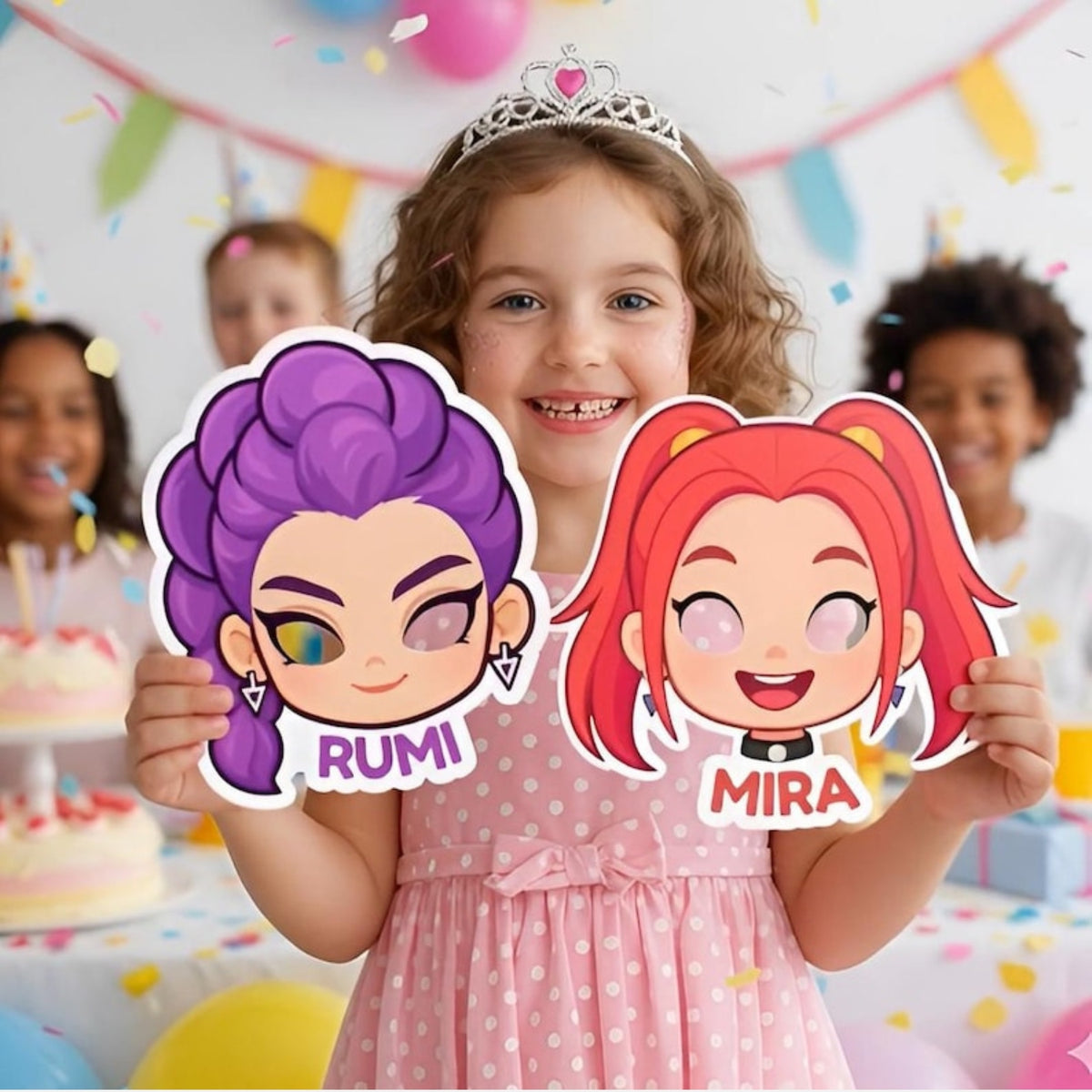 K-Pop Demon Hunters Party Masks Character Mask For Kids