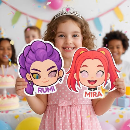 K-Pop Demon Hunters Party Masks Character Mask For Kids