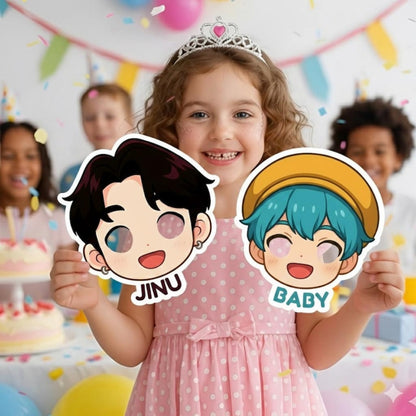 K-Pop Demon Hunters Party Masks Character Mask For Kids