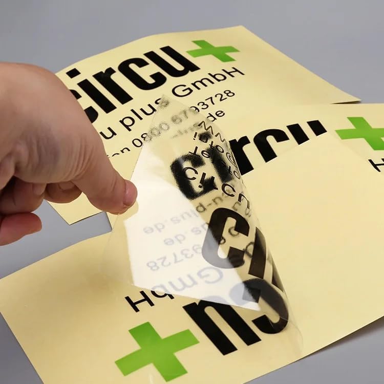 Transparent Custom Premium Vinyl Stickers