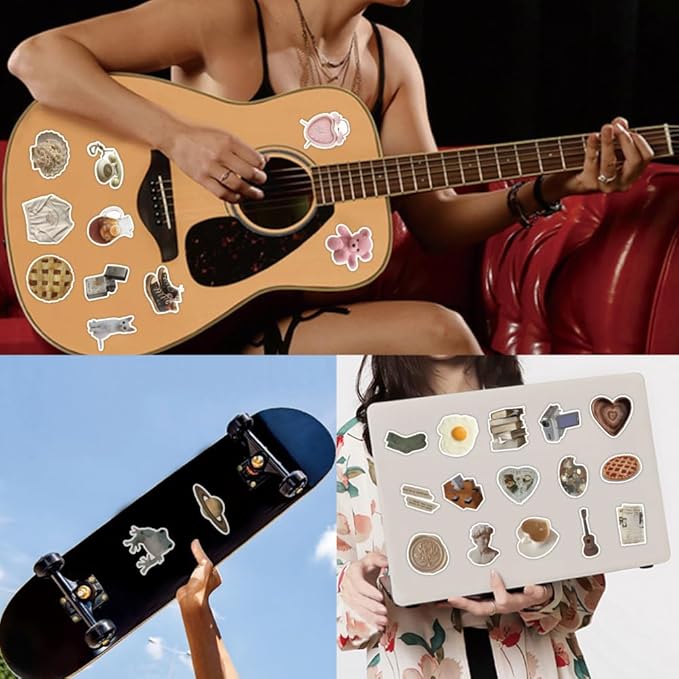 45Pcs Vintage Aesthetic Vinyl Stickers, 100% Waterproof and Scratchproof