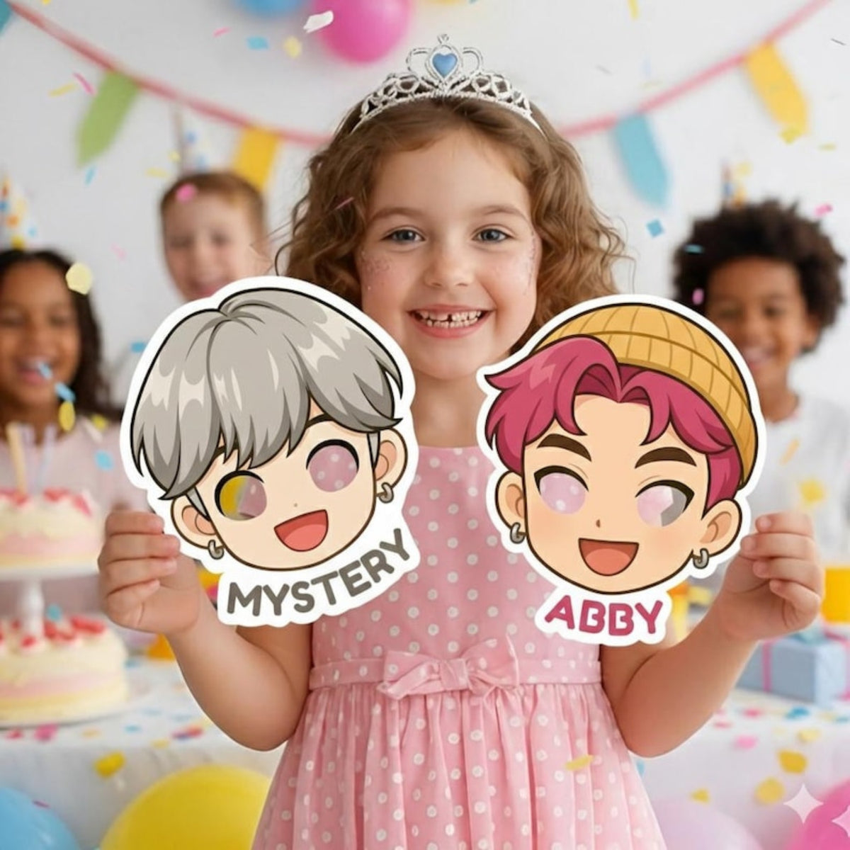 K-Pop Demon Hunters Party Masks Character Mask For Kids
