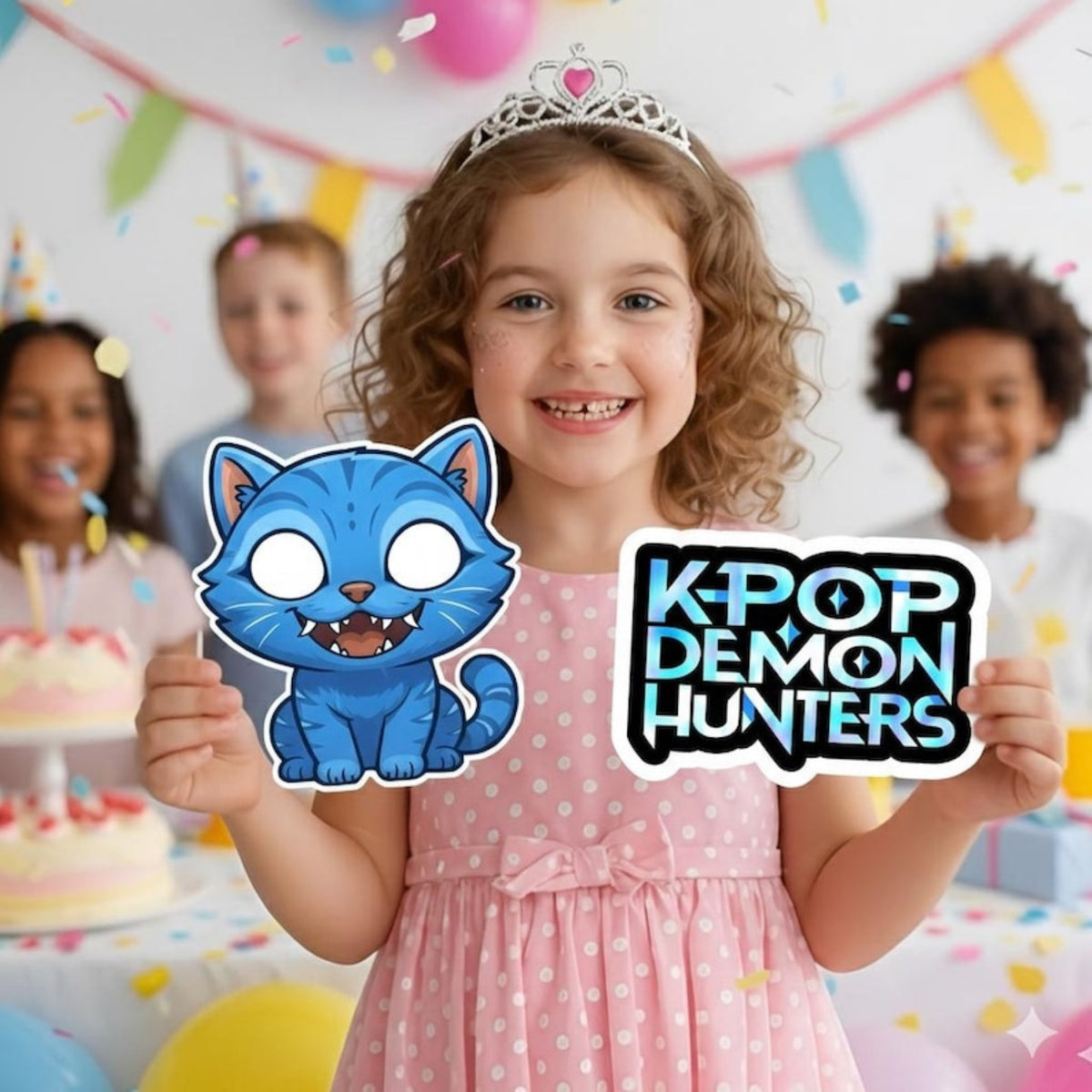 K-Pop Demon Hunters Party Masks Character Mask For Kids