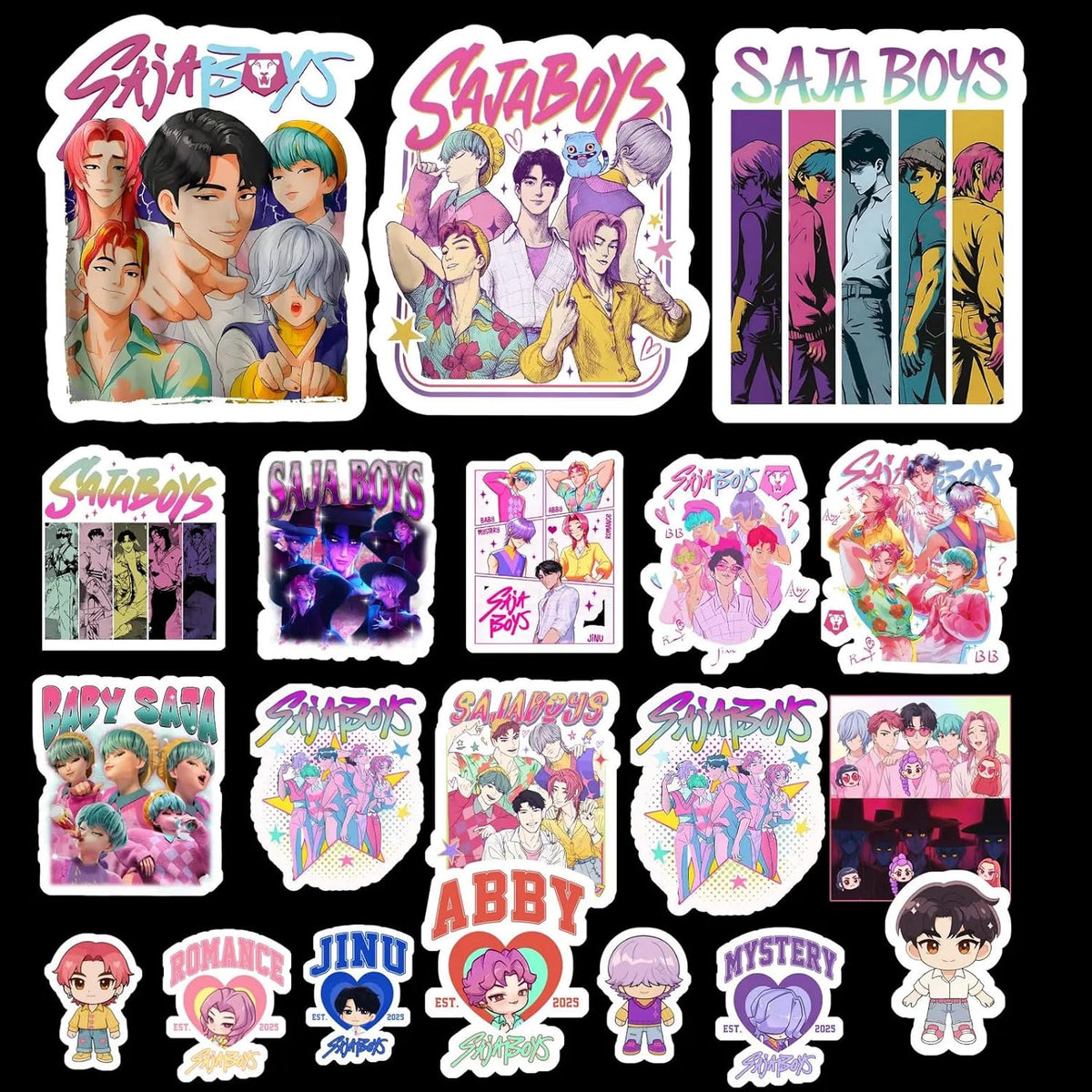 K.pop Hunter Movie Demon Stickers (Pack of 90)