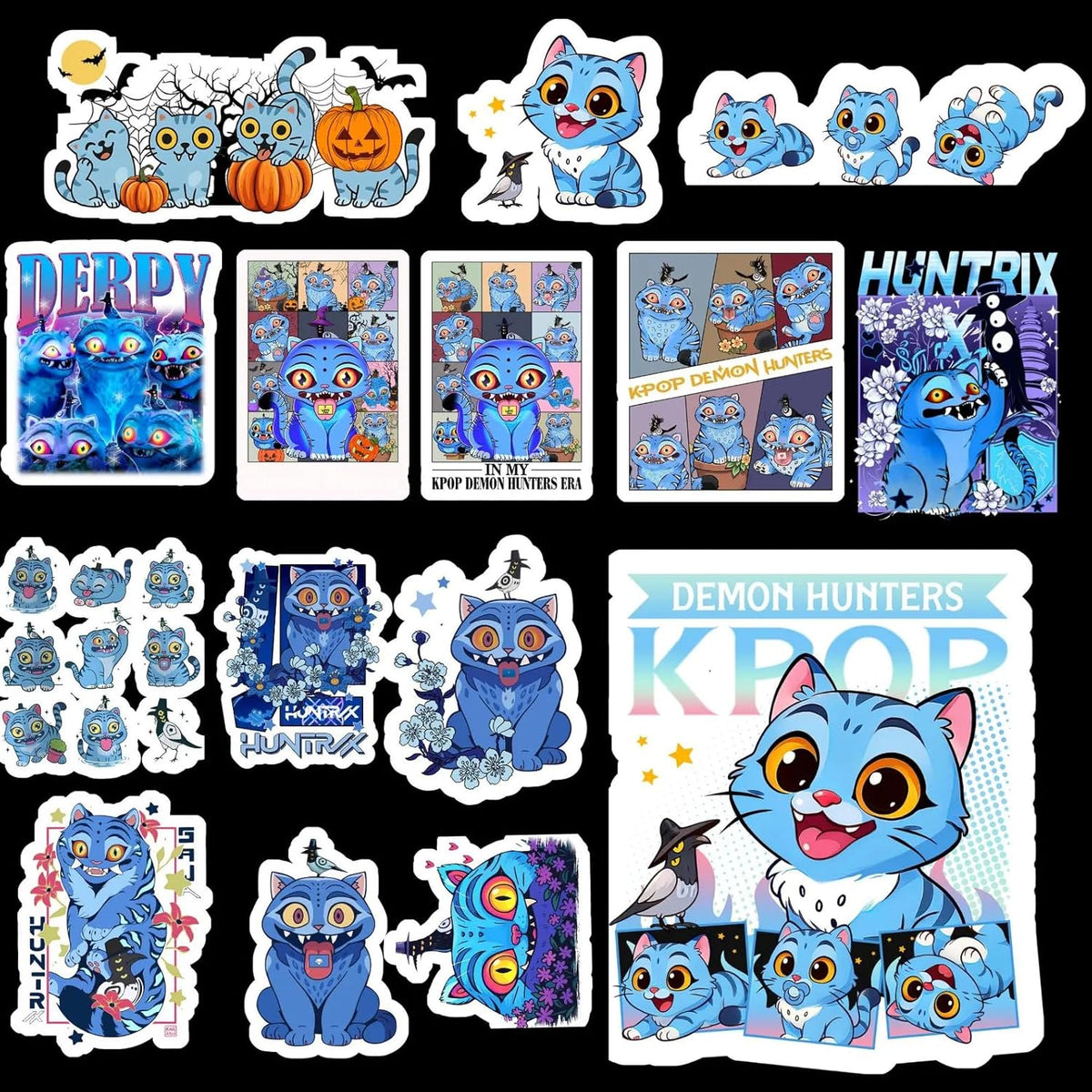 K.pop Hunter Movie Demon Stickers (Pack of 90)