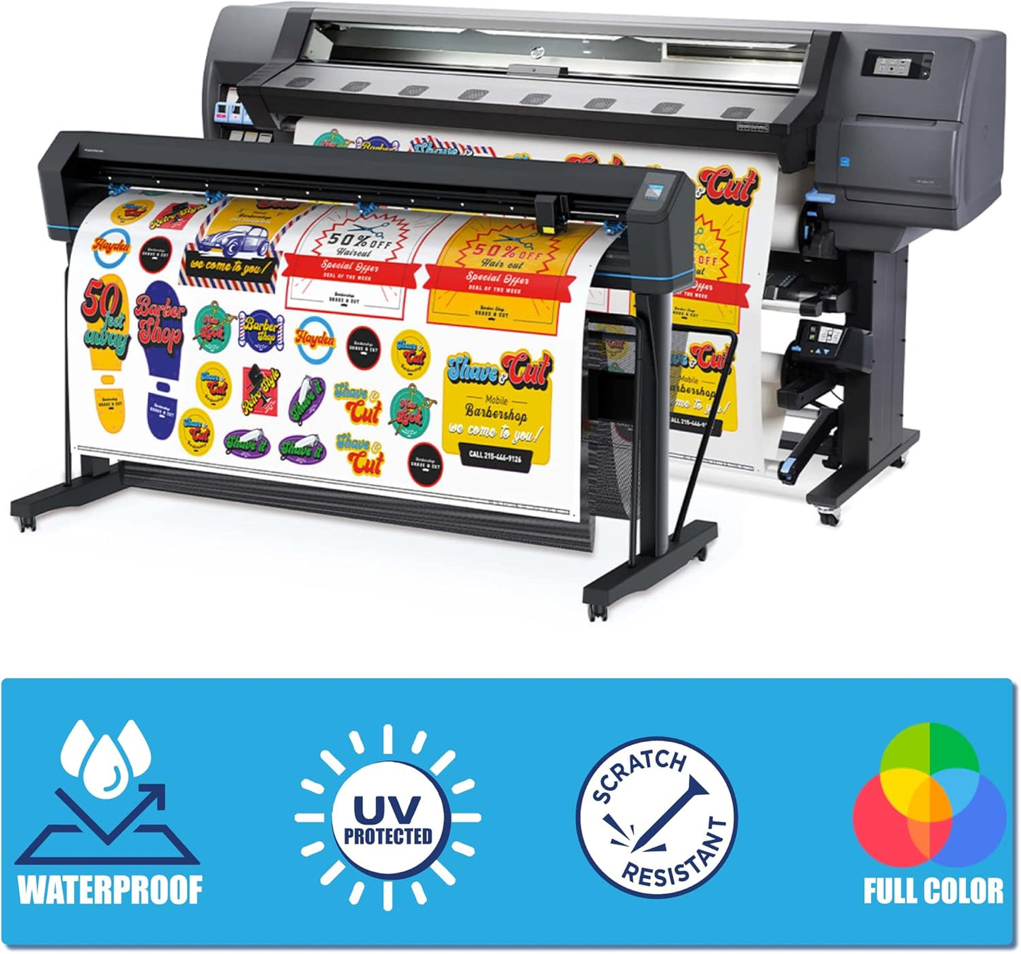100% Waterproof Custom Premium Vinyl Stickers
