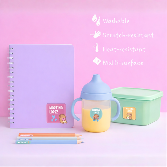 Custom Ink Transfer Sticker - School Label Set