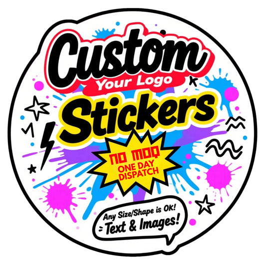 Custom Premium Vinyl Stickers (Buy One Get One Free)
