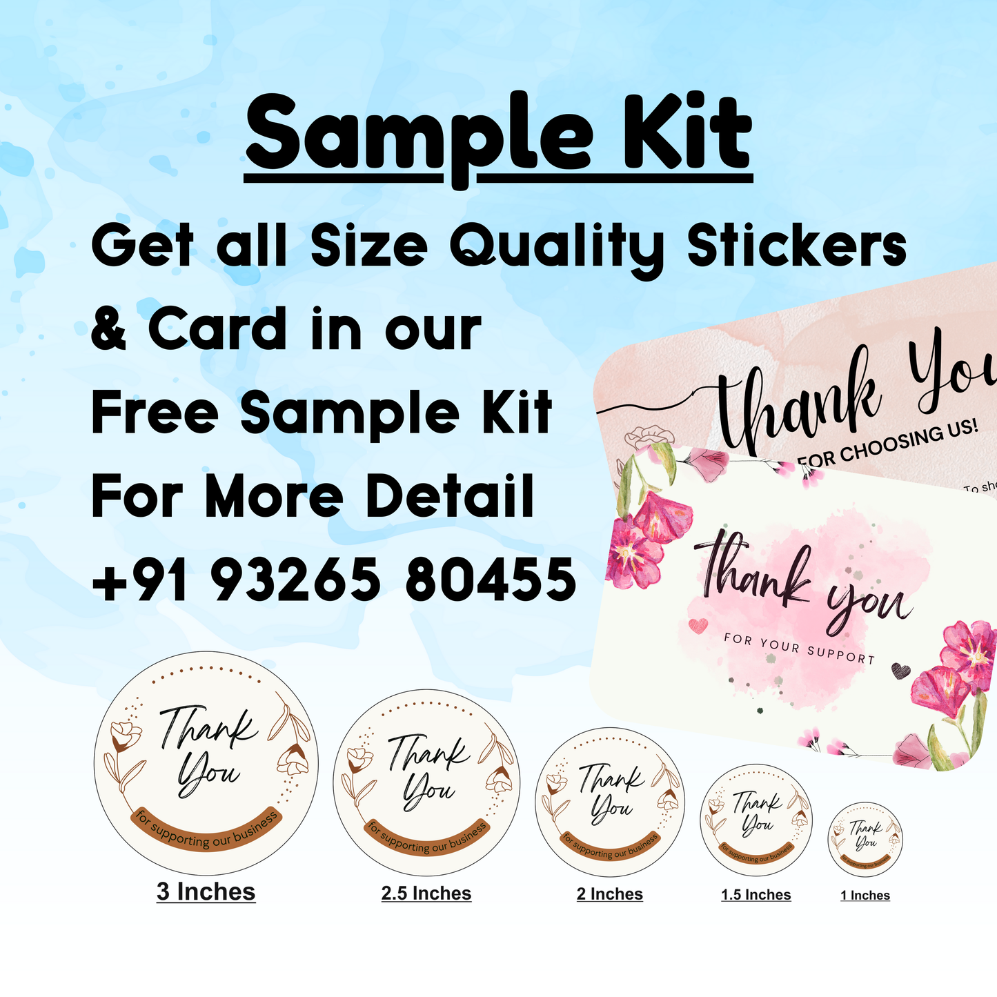 Free Sample Kit of Stickers & Cards
