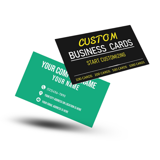 Custom Thank You, Business, Visiting Cards - Premium Quality