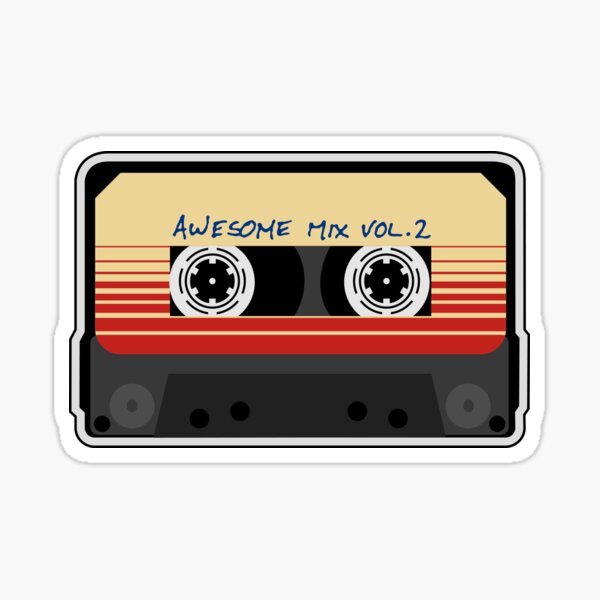 Rertro Awesome Sticker