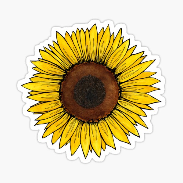 Sunflower Sticker