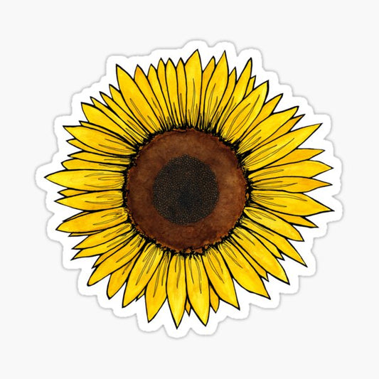 Sunflower Sticker