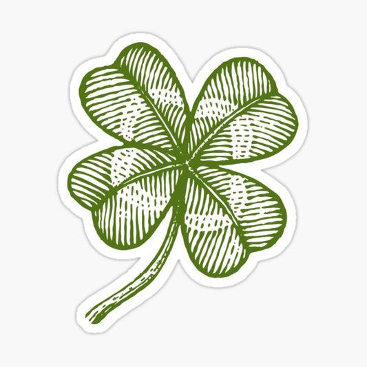 Green Leaf Sticker