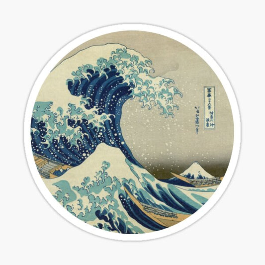 The Great Wave Sticker