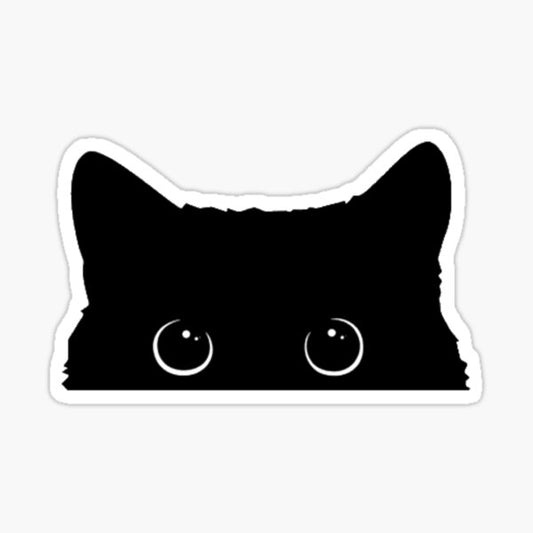 Black Cat Sticker
