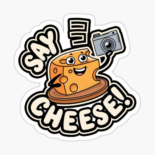 Say Cheese Sticker