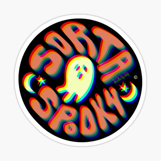 Sorta Spooky Sticker